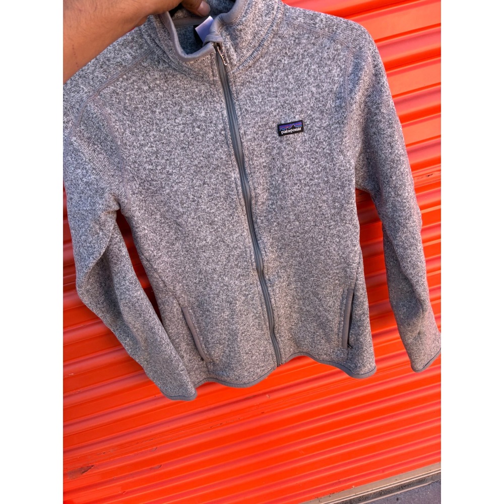 Patagonia Better Sweater Full Zip Jacket Womens Grey Heathered Fleece 25542